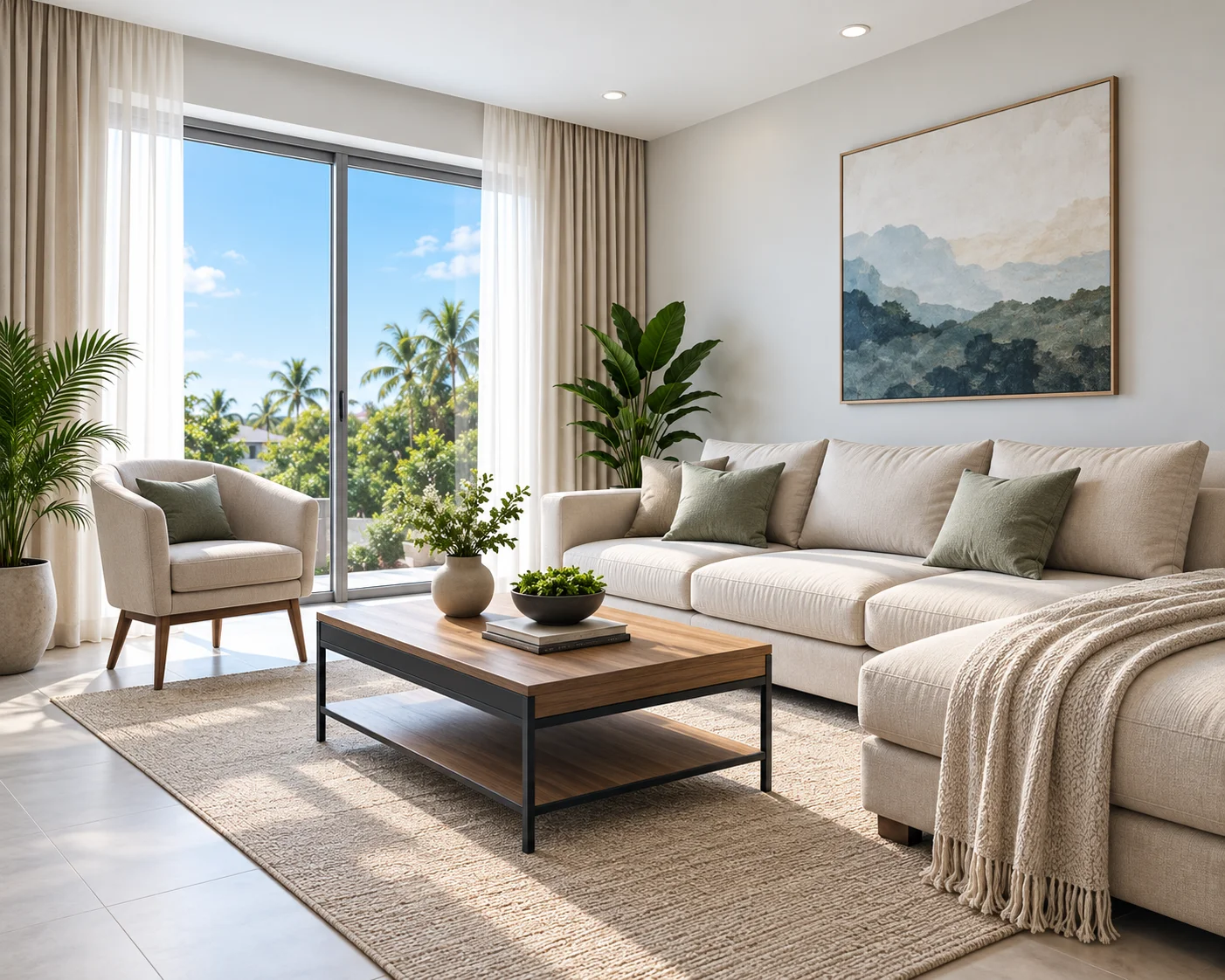 Luxury Modern Interior Living Space
